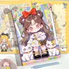 Nuevo Cuaderno Serie Primo Grande Colorido 16K Páginas de Color Planeador Estudiante Anime Dibujos Animados Cuaderno Diario