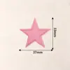 Parche Bordado de Estrella de Cinco Puntas con Lentejuelas de Colores Parche Bordado de Lentejuelas Autoadhesivo Accesorios de Ropa DIY Venta al por Mayor