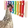 Venta al por mayor de fábrica juguete mediano y grande para loro, juguete para mascota pollo, gallo gallina para aliviar el sonido de golpe hueco