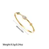 Nuevo brazalete con cierre de titanio y acero, europeo y americano, versátil para ir al trabajo, brazalete de acero inoxidable transfronterizo, venta al por mayor desde el fabricante