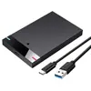 Caja para Disco Duro Móvil de 2.5 pulgadas Caja USB 3.0 Caja SATA Mecánico Estado Sólido Transferencia Caja para Disco Duro Externo