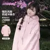 Jaqueta Três em Um Luotuo Estilo Igual para Mulheres, Conjunto de Viagem e Montanhismo à Prova de Vento e Impermeável Removível, Conjunto de Duas Peças com Logo Estampado