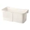 Cesta colgante telescópica extragrande para dormitorios de estudiantes, cesta pequeña multifuncional para baño para almacenamiento en el baño y la cocina del hogar