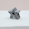 Prata Brilhante Lua Estrela Acessórios para Joias DIY Pingente Charme Cadarço Contas Decorativas Pingente de Bolsa Contas