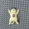 Comestibles japoneses zakka serie naranja hogar gato resina lindos pequeños adornos regalo miniatura escena de disparo
