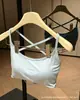 Nova camisola sexy popular estilo coreano com costas lindas, top curto puro e sedutor sem costas para mulheres, adequado para usar como peça externa ou como camada interna com roupa íntima anti-exposição