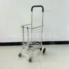 Carrinho de Compras, Carrinho Pequeno, Carrinho de Compras Doméstico, Subida de Escadas, Dobrável, Carrinho Portátil para Idosos, Carrinho de Expresso Puxado à Mão
