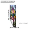 Variedad de Plantas y Flores Nuevas Coloridos Retro Acolchado Adsorción Electrostática Doble Cara Ventana Visual Embellecimiento Pegatinas Decorativas para Ventanas