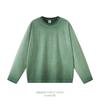 TILANI Roupa Masculina Estilo Terra de Lixo Série Vintage Antiga 280 Cor Lavada Frita Camiseta de Manga Longa Gola Redonda Camisa Básica Masculina e Feminina