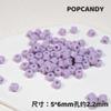 Cadena cilíndrica de 6 mm mismo estilo para teléfono móvil ins joyería con cuentas accesorios hechos a mano cuentas sueltas acrílico degradado multicolor cuentas sólidas