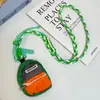 2025 Nova Bolsa Pendurada Estilo Dopamina Colorida Macia Criativa para Viagem Porta-Moedas Rosto Sorridente Fofo com Alça Tendência