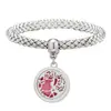 Pulsera Vibratoria de Acero Inoxidable para Aromaterapia Repelente de Mosquitos Árbol de la Vida Caja de Perfume con Aceite Esencial Pulsera Magnético-estrictiva para Parejas
