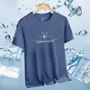 Camiseta de Manga Corta Fina de Verano para Hombre Talla Grande Holgada Versátil Casual Estilo Coreano Tops 1/2 Piezas