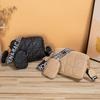 Bolso Mujer 2023 Nuevo Comercio Exterior Cuadros Rombos Moda Tendencia Bolso Cuadrado Pequeño Bolso de Hombro con Letras Bolso de Hombro Bolso Cruzado