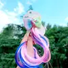 R Celebridad de Internet Transfronteriza Accesorios para el Cabello de Niños Unicornio Estrella Peluca de Colores Pasador Pinza de Pelo de Moño para Niñas Femenino