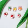 Nuevos Accesorios Populares para Uñas con Diseños de Frutas Lindos Estereoscópicos Artificiales Sandía Fresa Accesorios para Uñas DIY Hechos a Mano Pequeños Accesorios