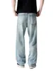 Maple House Moda Masculina / Primavera/Outono 2026 Mistura de Lyocell Linho Algodão Jeans Cleanfit Solto de Perna Reta para Homens