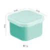 Molde de Trigo para Cubitos de Hielo Prensa Congelada Refrigerador Doméstico Mini Hielera con Tapa Charola para Hielo Fabricación de Hielo Bola de Hielo Casera Hielo