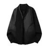 2026 Nueva Chaqueta Casual para Hombre Cuello Alto Americano Deportes al Aire Libre Holgada Tallas Grandes Chaqueta de Béisbol Ropa de Abrigo para Hombre