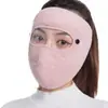 Máscara Facial Espessa e Quente com Forro de Fleece para Outono e Inverno, Protetores de Orelha, Óculos de Proteção para Rosto Inteiro, Máscara de Cabeça Integrada à Prova de Vento e Frio para Ciclismo