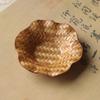 Porta-copos de bambu feito à mão, tapete para copos de vime, almofada de isolamento para potes, novo conjunto de acessórios para cerimônia do chá zen chinês kung fu
