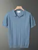 Venta Directa de Fábrica de Camiseta Polo de Manga Corta con Cuello de Alto Gama para Hombre, Transpirable y Amigable con la Piel