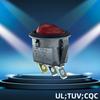 Kcd1-A Interruptor Tipo Barco 8A/250V 16A/125V Interruptor Basculante Redondo con Luz Tuv Ul Dc