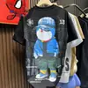 Nueva camiseta de manga corta para hombre, estilo coreano de verano, moderna, sencilla, de media manga, estilo Hong Kong, holgada, informal, de marca, de moda.
