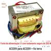 Transformador de isolamento pequeno de 200W 220V para 220V 1:1 com fio terra pode ser personalizado com certificação CQC/CE