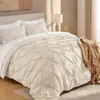 Set de Tres Piezas Negro Plisado en Stock de Amazon Transfronterizo Ropa de Cama para el Hogar de Nantong Juego de Cama Tres Piezas para Hotel y Alojamiento