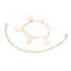 Nuevo Set de 2 Pulseras Redondas Huecas con Colgante de Concha Natural Estilo Bohemio Transfronterizo