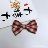 Tela de Cuadros Estilo Coreano Lazo Accesorios DIY Decoración de Ropa Zapato Calcetines Bolsa Colgante Corbata de Lazo Productos Semi-Terminados