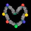 Decoraciones Navideñas Cool Lyster Bola Collar de Cabello Accesorios de Fiesta Collar Brillante