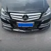 Adecuado para 09-14 Mercedes-Benz Clase C Labio Frontal W204 Modificado Brabus Labio Frontal de Tres Etapas Pala Frontal Pequeño Spoiler