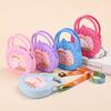 Nova chegada portátil bolsa de moeda feminina 2022 carteira de silicone feminino ins estudante bonito de um ombro crossbody bag desenhos animados duro