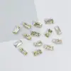 Mini circonita 2x4mm circonita rectangular micro circonio alta permeabilidad decoración de uñas ropa de muñeca diy cuadrado azúcar circonita Diamante hecho a mano