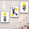 Pintura colgante para sala de estar Pintura decorativa para entrada de escalera Tríptico colgante moderno y simple para pasillo Pintura de pared para entrada de sala de estar y pasillo