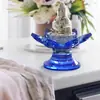 Molde de Resina Cristal DIY Papoula, Suporte de Vela Lótus, Molde de Silicone para Decoração de Carro, Em Estoque para Venda por Atacado na Europa