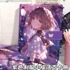 Caderno de Folhas Soltas A5 Uniforme Roxo Sakura Álbum de Cartas de Menina de Anime de Alto Valor Álbum de Coleção de Couro para Fotos 3 polegadas