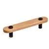 Venta al por mayor del fabricante Tiradores de madera para puertas de gabinetes Tiradores de madera para armarios y gabinetes Tiradores simples de registro para cajones Estilo de madera maciza Agujero único y doble Tiradores pequeños