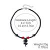 Accesorios Góticos Transfronterizos Europeos y Americanos Halloween Colgante de Murciélago Oscuro Fantasma Calavera Calabaza de Halloween Araña Collar