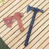Estuche protector para hacha de madera para aventuras al aire libre, de cuero antiarañazos, para colgar en la cintura, funda de cuero para la hoja y la cabeza del hacha. Disponible.