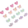 Zhen Tu Super Fada Verão Alta Transparência Pó de Glitter Açúcar Brilhante Doce Borboleta Coração Patch de Resina Acessórios Decorações DIY