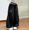 Comércio Exterior Transfronteiriço Calças de Renda Wide Leg para Meninas Estilo Coreano Calças Infantis Calças Casuais Largas para Crianças Grandes Verão Fino para Meninas
