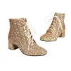 Botas Curtas Performance 48 Sapatos de Casamento 32 Código de Exportação Novo Preto Clássico Dourado Clássico