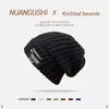 Gorro Cálido Cómodo Versátil Agradable a la Piel Unisex Suelto Para Circunferencia de Cabeza Grande Gorro de Punto Otoño Invierno Nuevo Gorro de Lana
