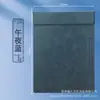 Prancheta de Conferência em Couro A4, Pasta em Couro, Quadro de Escrita, Bloco para Reunião de Negócios, Apoio para Copo d'Água, Suporte para Menu, Porta-copos