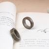 Anillo de sándalo anillo para hombre y mujer anillo diy anillo para correr accesorios sándalo verde anillo de pareja para amantes llave texto juego pequeños accesorios