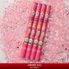 Cañón de confeti de mano para fiesta de cumpleaños, flores de papel de colores, tubo rociador de fuegos artificiales enrollado a mano para la celebración del primer cumpleaños de niños y niñas