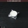 Queimador de Incenso Vela Estilo Chinês Novo Vidro Cinza Fragmentos de Matéria-Prima de Agarwood Sândalo Lâmpada Queimador de Incenso Criativa com Separação de Fogo